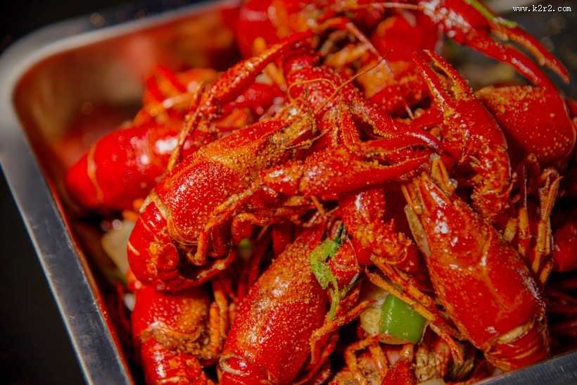 鲜美浓香的麻辣小龙虾图片