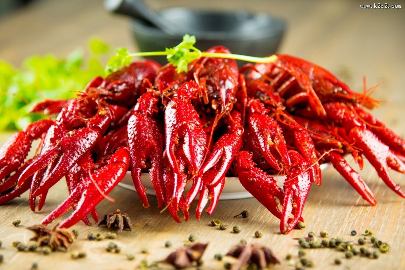 鲜美浓香的麻辣小龙虾图片