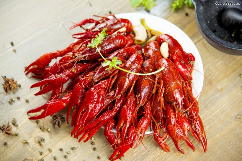 鲜美浓香的麻辣小龙虾图片