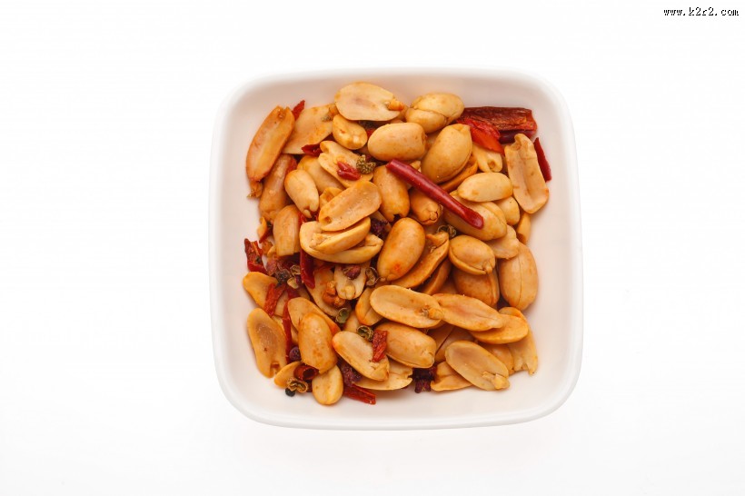 香味十足的麻辣花生图片大全