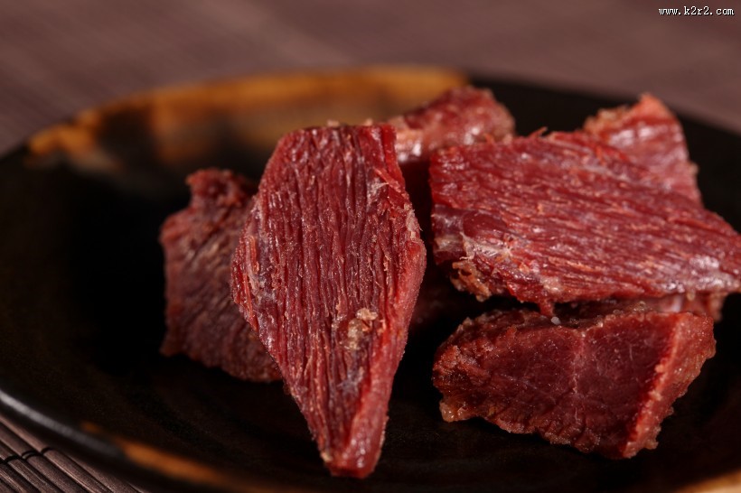 美味营养的鹿肉肉脯图片