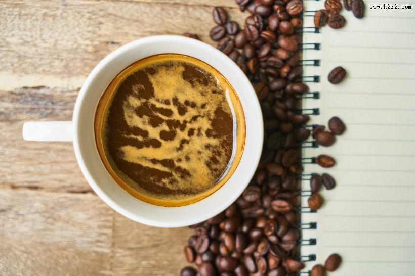 醇香浓厚的咖啡豆图片