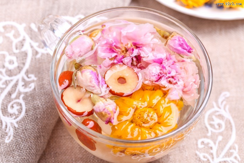 好看好喝的清火菊花茶图片