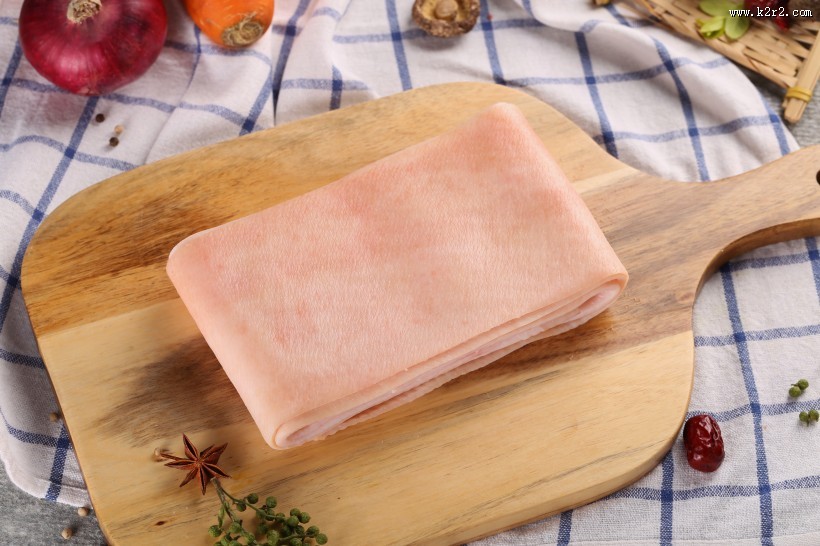 满满胶原蛋白的猪皮图片