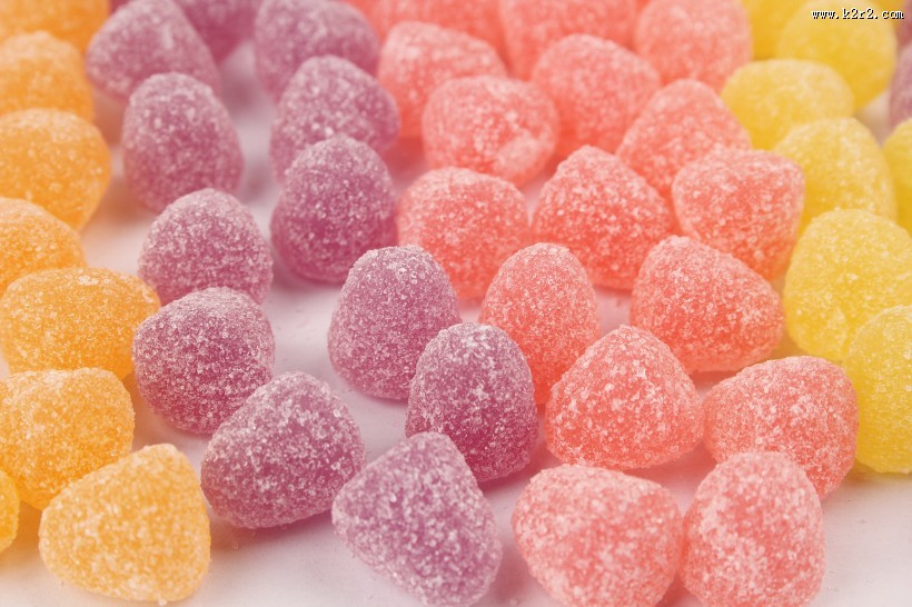 多彩香甜的软糖图片大全