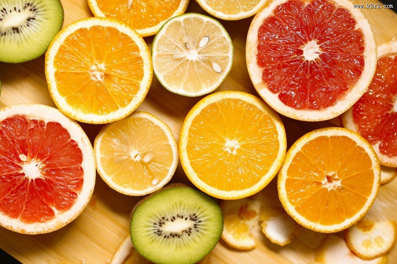 蔬菜水果的切面图片