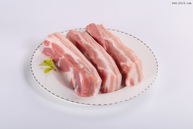 肥瘦相间的五花肉图片