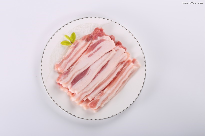 肥瘦相间的五花肉图片