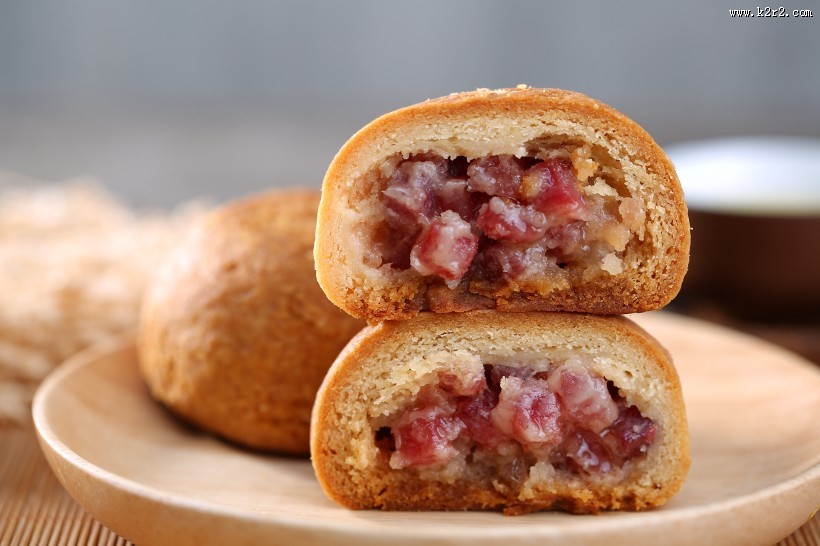 传统老式月饼图片