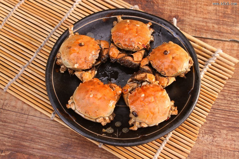 好吃鲜香下饭的麻辣蟹图片