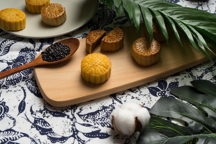 美味香甜的月饼图片