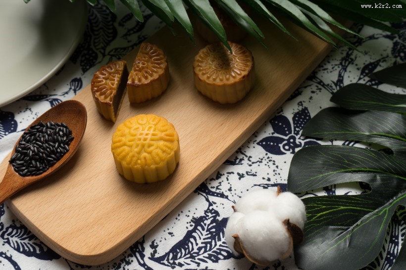 美味香甜的月饼图片