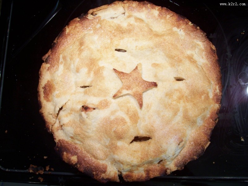 美味好吃的苹果派图片