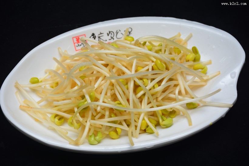 鲜嫩的豆芽图片