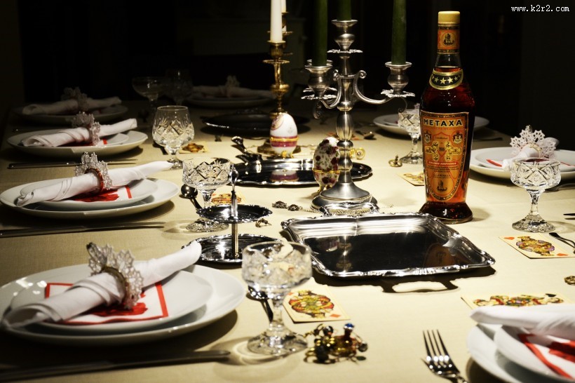 浪漫的烛光晚餐图片