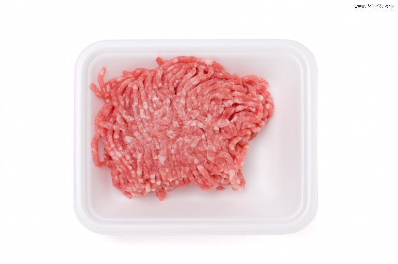 新鲜剁碎的猪肉馅图片