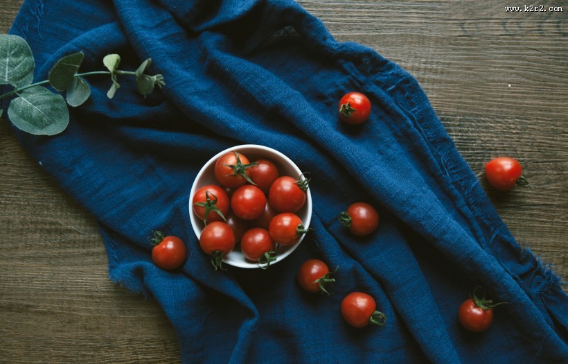鲜红酸甜的圣女果图片