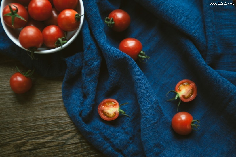 鲜红酸甜的圣女果图片