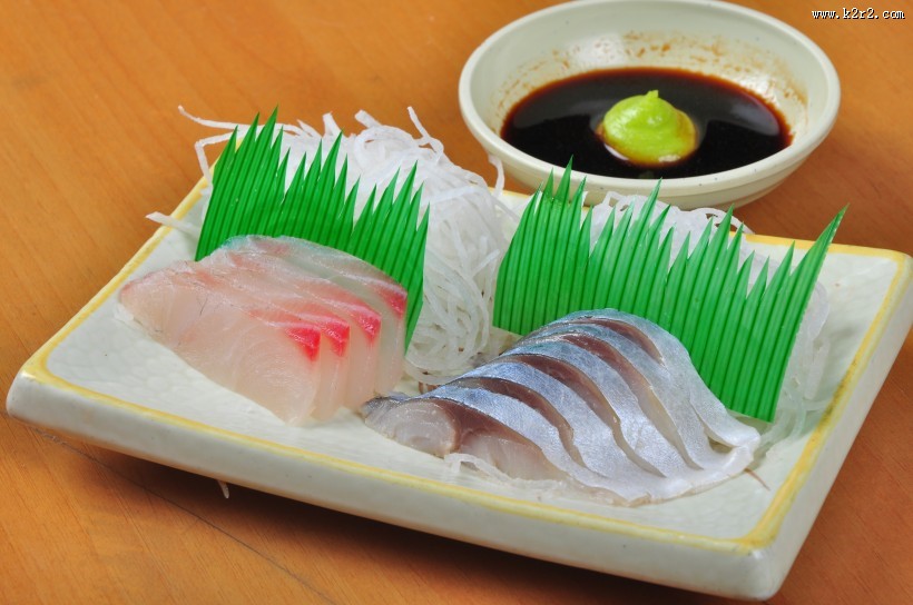 日本料理美味刺身图片