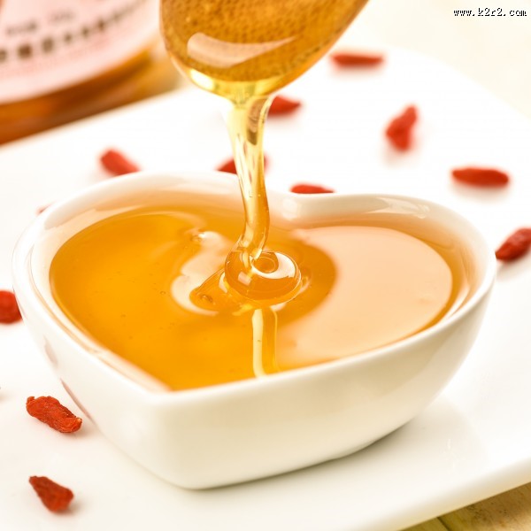一勺流动的蜂蜜图片