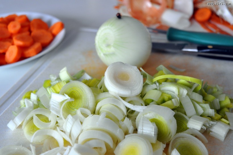 切好的葱花图片