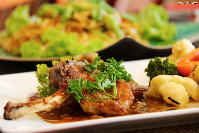 超级美味烤羊排图片