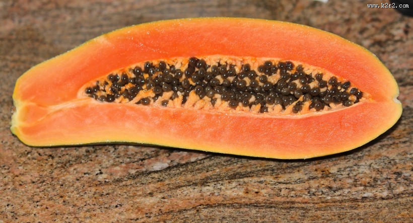 切开的木瓜图片大全