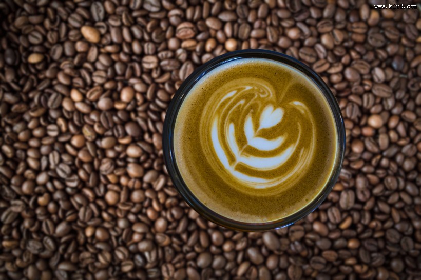 醇香的咖啡豆图片大全
