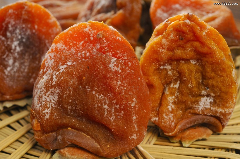 甜蜜好吃的柿饼图片