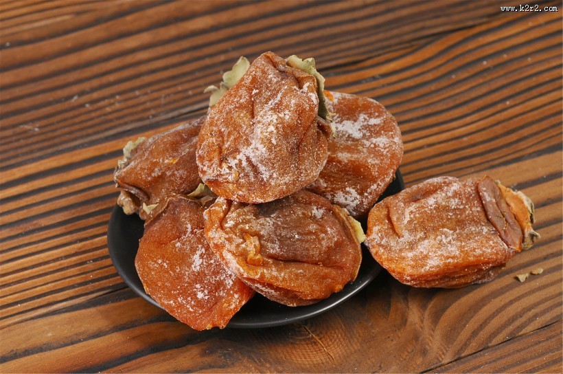 甜蜜好吃的柿饼图片