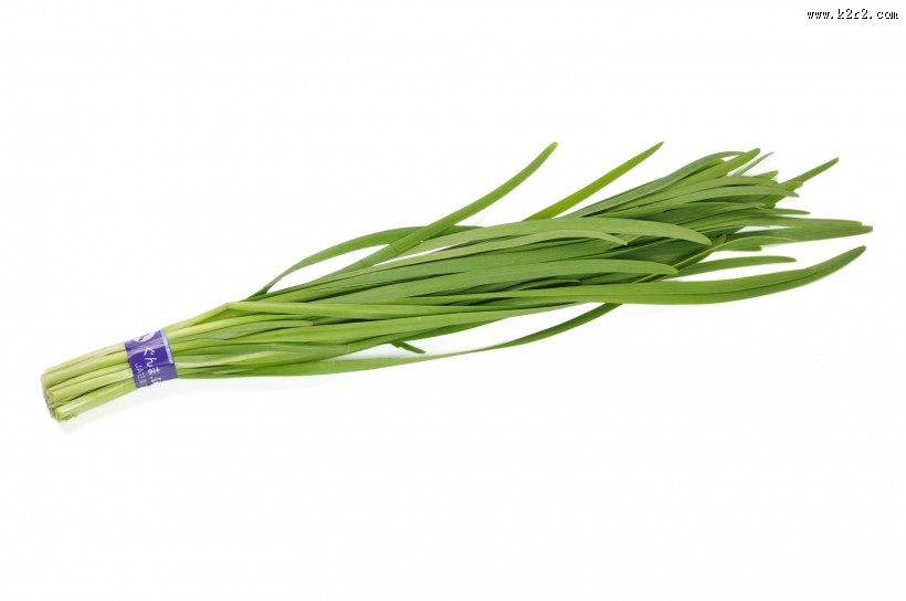 绿色新鲜的韭菜图片