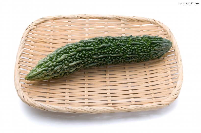 清爽健康的苦瓜图片