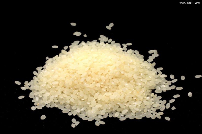 白色的大米图片