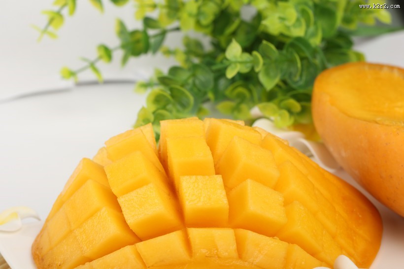 新鲜芒果摄影图片