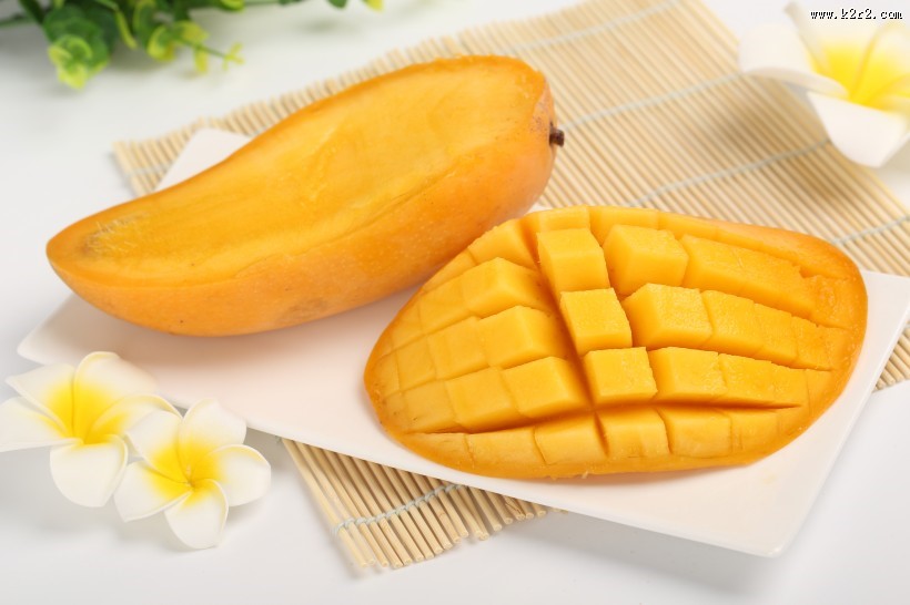 新鲜芒果摄影图片