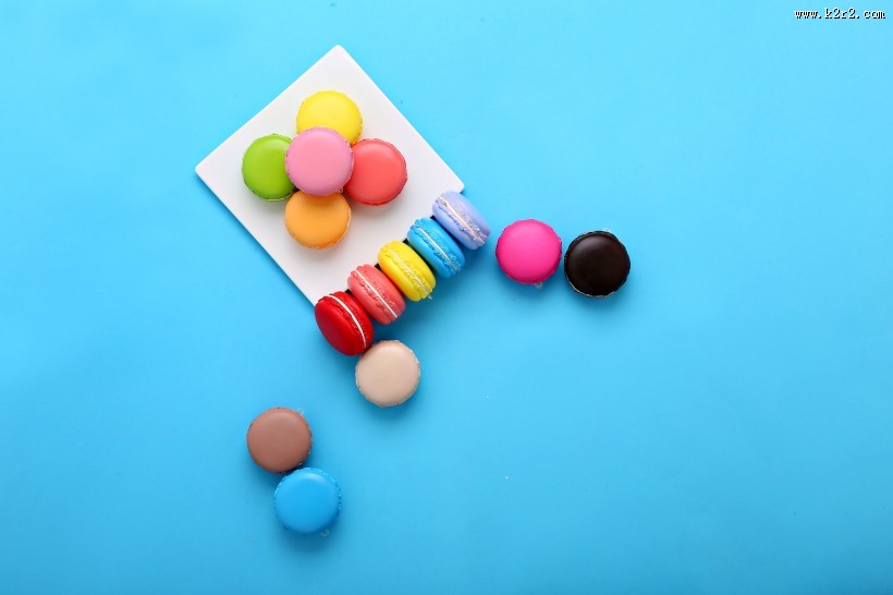 好看好吃的甜点马卡龙图片