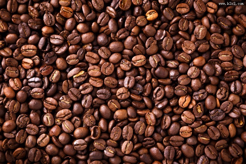棕色咖啡豆图片