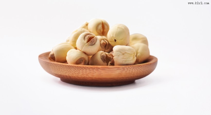 白色的莲子图片