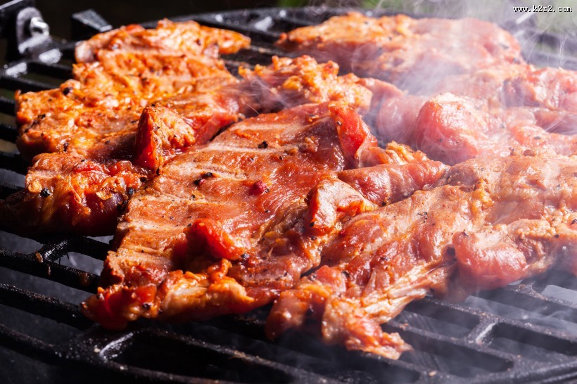 美味的烤肉图片