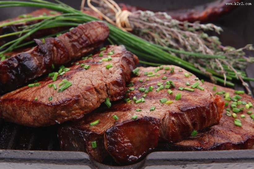 美味的烤肉图片