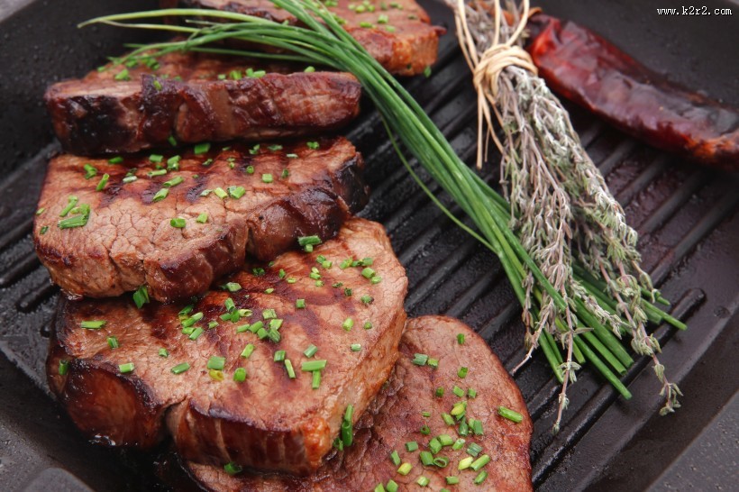 美味的烤肉图片