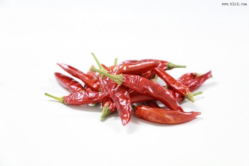火红的干辣椒图片
