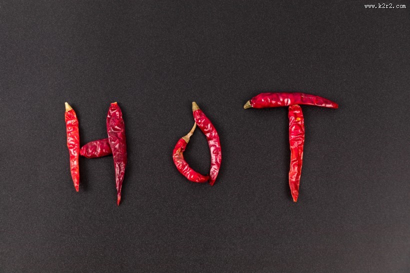 火红的干辣椒图片