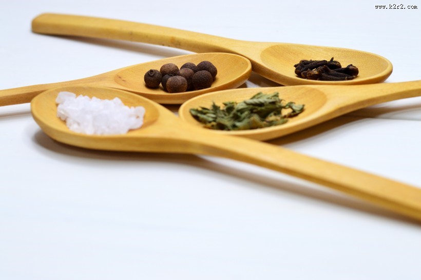 做工精美的木勺图片大全