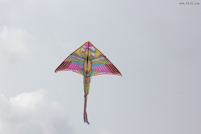 天空中的风筝图片