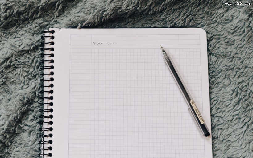 简洁的记事本图片