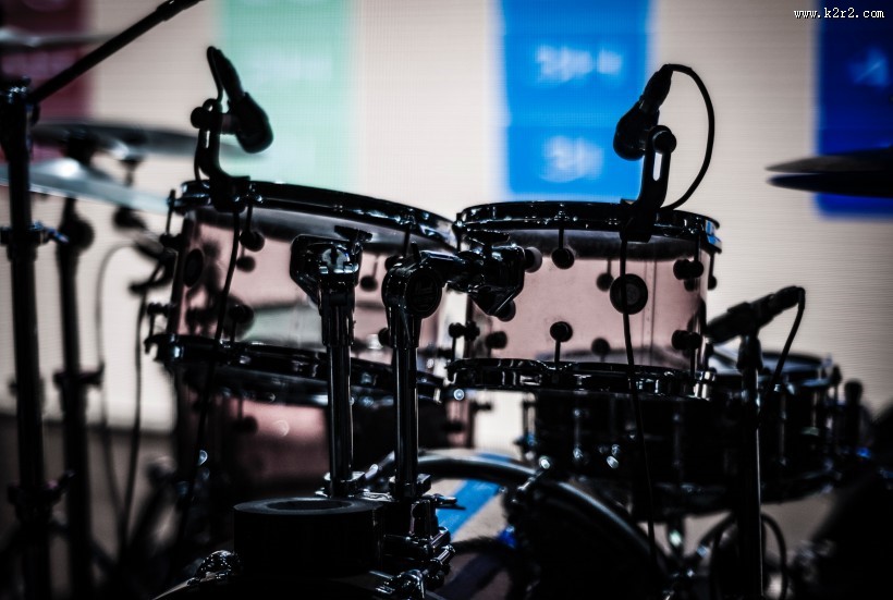乐器架子鼓的图片