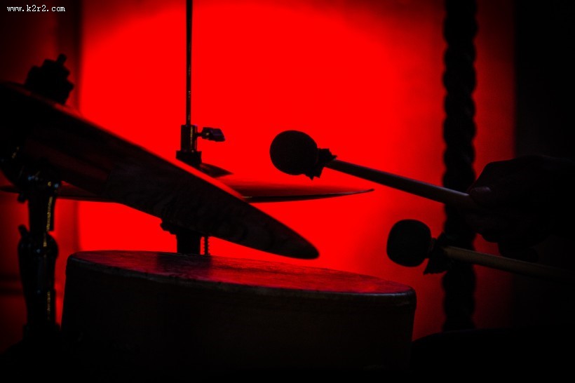 乐器架子鼓的图片