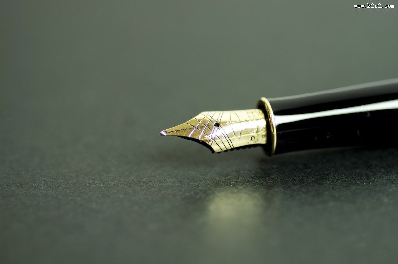 钢笔笔头特写图片