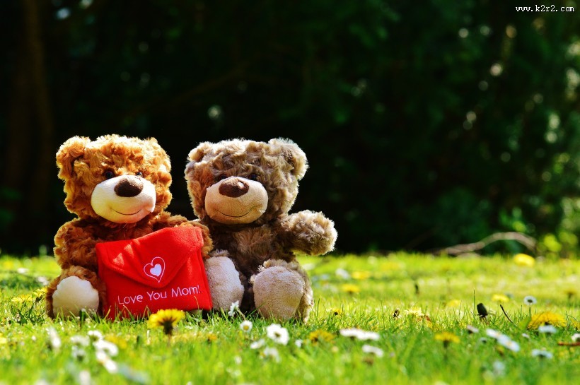 可爱的泰迪熊玩具图片